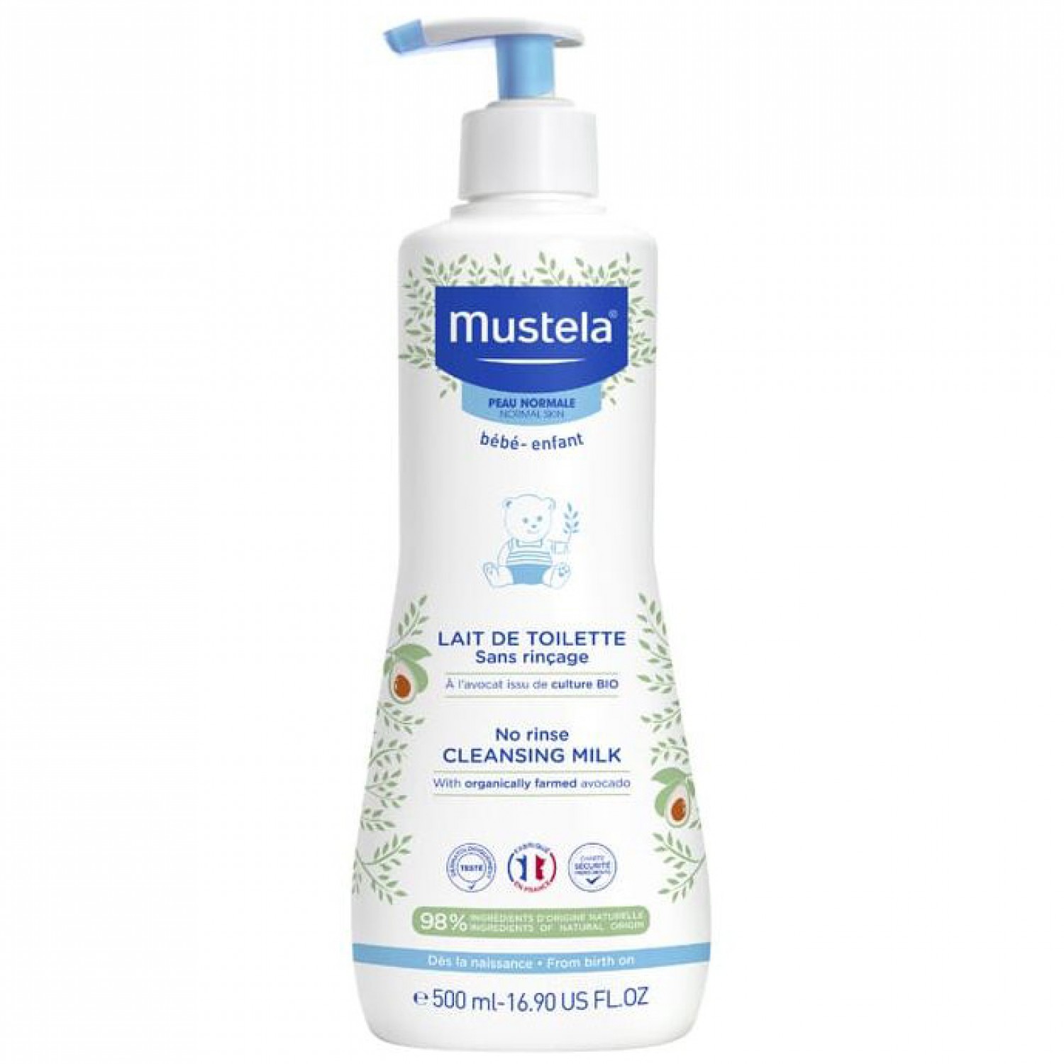 Mustela Toilettenmilch für normale Haut 500 ml Mustela Toilettenmilch für normale Haut 500 ml von Mustela