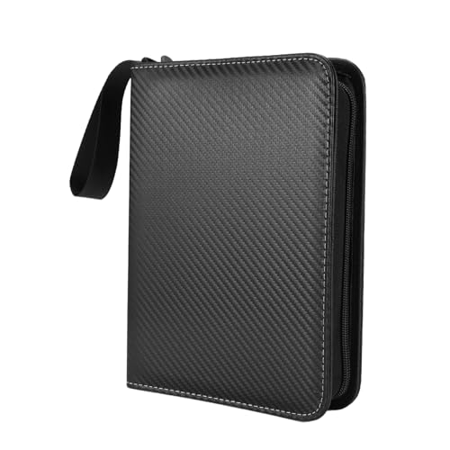 Muuoeou Sammelordner für Sammelkarten mit 4 Fächern, Kartenordner-Album mit Reißverschluss, Kartenetui für Spiel-/Football-/Baseballkarten Muuoeou Sammelordner für Sammelkarten mit 4 Fächern, Kartenordner-Album mit Reißverschluss, Kartenetui für Spiel-/Football-/Baseballkarten von Muuoeou