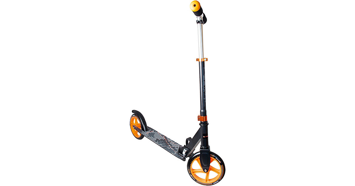 Aluminium Scooter Muuwmi 200, schwarz/orange orange/schwarz von Muuwmi