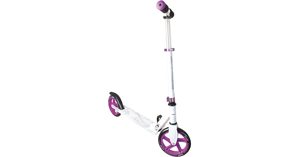 Aluminium Scooter Muuwmi 200, weiß/lila lila/weiß von Muuwmi