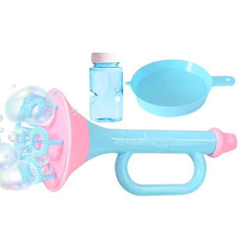 Kinder Trompete Bubble Blower, Trompete Bubble Maker, Bubble Blowing Trompete, Bubble Horn Spielzeug mit Tablett und Lösung, Bubble Wand Spielzeug für Geburtstag Hochzeit Weihnachten Kinder Trompete Bubble Blower, Trompete Bubble Maker, Bubble Blowing Trompete, Bubble Horn Spielzeug mit Tablett und Lösung, Bubble Wand Spielzeug für Geburtstag Hochzeit Weihnachten von Muuzebsy