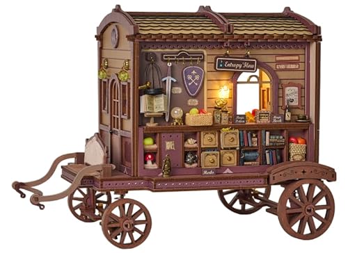 Book Nook Kit – DIY Puppenhaus Häuser, Miniatur Haus Selber Bauen, Nook Art von Muviitvi