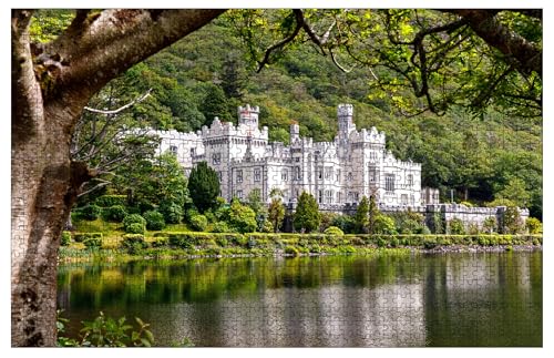 Kylemore Abbey Holzpuzzles für Erwachsene, 1000 Teile, Benediktinerkloster, Kylemore Castle Mainistir na Coille MoirePuzzle, 76,2 x 50,8 cm Kylemore Abbey Holzpuzzles für Erwachsene, 1000 Teile, Benediktinerkloster, Kylemore Castle Mainistir na Coille MoirePuzzle, 76,2 x 50,8 cm von Muyankissu