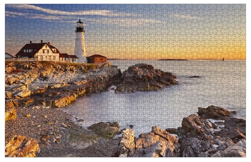 The Portland Head Lighthouse in Cape Elizabeth Maine USA Wooden Puzzles for Adults 1000 Piece Jigsaw Puzzles 76.2 cmx 50.8 cm The Portland Head Lighthouse in Cape Elizabeth Maine USA Wooden Puzzles for Adults 1000 Piece Jigsaw Puzzles 76.2 cmx 50.8 cm von Muyankissu
