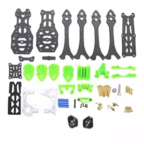 Muyilanc Für Mark 5 5 Kohlefaserrahmen 225 mm 5 mm Arm für Lufteinheit HD/Analogkamera FPV Freestyle RC Racing Drone von Muyilanc