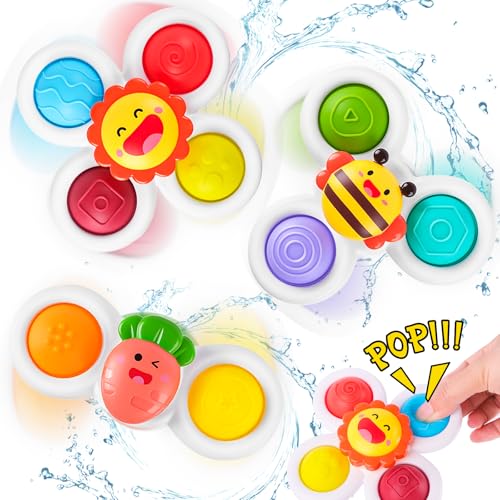 Muyohix Saugnapf Spielzeug Baby, Babyspielzeug ab 6 9 12 Monate Beschäftigung im Flugzeug,Wasserspielzeug Baby-Sensorische Spielzeug für Kleinkinder, Mädchen, Jungen Muyohix Saugnapf Spielzeug Baby, Babyspielzeug ab 6 9 12 Monate Beschäftigung im Flugzeug,Wasserspielzeug Baby-Sensorische Spielzeug für Kleinkinder, Mädchen, Jungen von Muyohix
