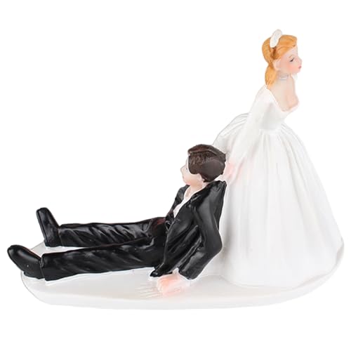 Braut und Bräutigam -Kuchen -Topper, Bräutigam können Keine Hochzeitstorten -Topper, realistische und lustige Harzhandwerks -Dekorationen für Hochzeitsfeier, Zuhause mehr entkommen Braut und Bräutigam -Kuchen -Topper, Bräutigam können Keine Hochzeitstorten -Topper, realistische und lustige Harzhandwerks -Dekorationen für Hochzeitsfeier, Zuhause mehr entkommen von Muzrunq