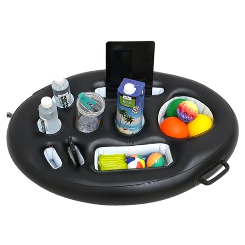Muzrunq Aufblasbare Poolbar, 29, 5 x 17 x 4, 7 Mehrzweck-schwimmender Kühler tragbarer schwimmender Tablett mit Griff aufblasbarer Eisbahnenbecher für Poolpartys, Strand und Muzrunq Aufblasbare Poolbar, 29, 5 x 17 x 4, 7 Mehrzweck-schwimmender Kühler tragbarer schwimmender Tablett mit Griff aufblasbarer Eisbahnenbecher für Poolpartys, Strand und von Muzrunq