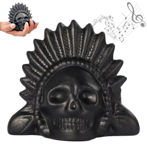 Muzrunq Aztec Death Whistle am lautesten mit Schädel erschreckendem Menschen, der alte Todespfeife, sammelbares traditionelles Geschenk für Halloween- und Themenereignisse Muzrunq Aztec Death Whistle am lautesten mit Schädel erschreckendem Menschen, der alte Todespfeife, sammelbares traditionelles Geschenk für Halloween- und Themenereignisse von Muzrunq