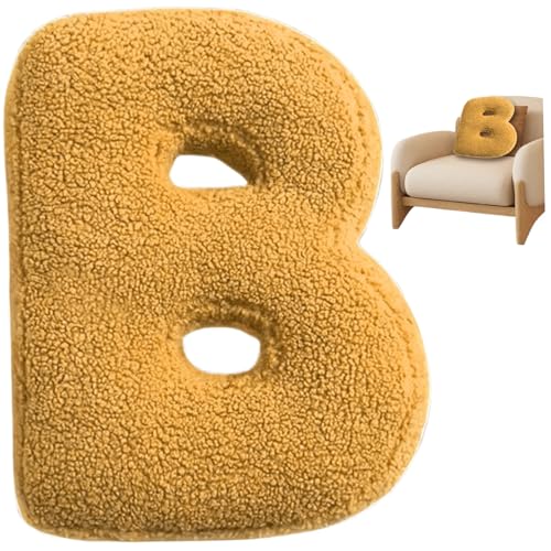 Muzrunq Buchstabe Kissen initial süße gelbe Wurfkissen pädagogische Plüsch weiche dekorative englische Alphabetkissen für Kinderzimmer, Couch, Bett, Buchstabe B, Anfangs, Wurf Muzrunq Buchstabe Kissen initial süße gelbe Wurfkissen pädagogische Plüsch weiche dekorative englische Alphabetkissen für Kinderzimmer, Couch, Bett, Buchstabe B, Anfangs, Wurf von Muzrunq