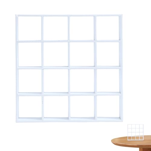 Muzrunq Dollhouse Bücherregal Holzpuppenhausmöbel 1:12 Miniatur Bücherregal 16 Gitter Mini Display Regal Wand Rack Stand Dollhouse Möbel Puppenhauszubehör Dekorationen Weiß weiß Muzrunq Dollhouse Bücherregal Holzpuppenhausmöbel 1:12 Miniatur Bücherregal 16 Gitter Mini Display Regal Wand Rack Stand Dollhouse Möbel Puppenhauszubehör Dekorationen Weiß weiß von Muzrunq