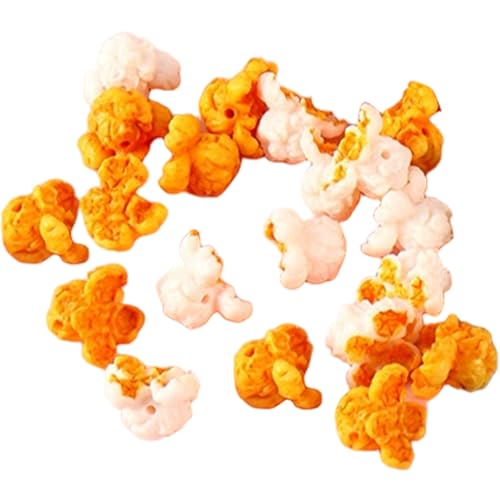 Muzrunq Fake Popcorn, 20pcs künstliche Popcorn -Modell Simulationsdekoration, Plastikfutter -Fotografie Requisiten für Dollhouse Kitchen, DIY -Schmuckzucht Muzrunq Fake Popcorn, 20pcs künstliche Popcorn -Modell Simulationsdekoration, Plastikfutter -Fotografie Requisiten für Dollhouse Kitchen, DIY -Schmuckzucht von Muzrunq