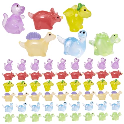 Muzrunq Mini -Dinosaurier -Figuren 60pcs 6 Stile süße Mini -Harz -Dinosaurier im dunklen Luminous Harz Tiere Dollhouse Garten Dekor Goody Füllstoffe Geschenke für Jungen Muzrunq Mini -Dinosaurier -Figuren 60pcs 6 Stile süße Mini -Harz -Dinosaurier im dunklen Luminous Harz Tiere Dollhouse Garten Dekor Goody Füllstoffe Geschenke für Jungen von Muzrunq