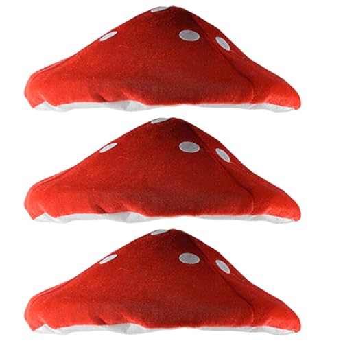 Muzrunq Pilzhut, 3pcs 16 Zoll Plüsch Cartoon Lustige Hüte Buntes Flanellkopf Cover Wacky Hats Pilzkostüm für Kinder Cosplay Accessoire Photo Requisiten Muzrunq Pilzhut, 3pcs 16 Zoll Plüsch Cartoon Lustige Hüte Buntes Flanellkopf Cover Wacky Hats Pilzkostüm für Kinder Cosplay Accessoire Photo Requisiten von Muzrunq
