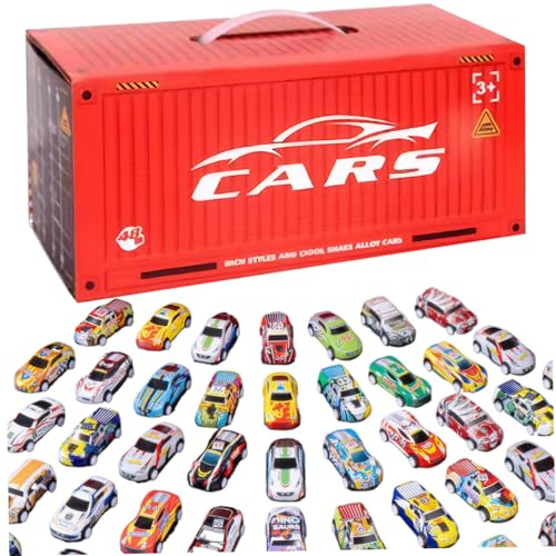Muzrunq Rennwagen lustige Simulation Rückenwagen mit eingebauten Garage-Autos Spielzeug 48pcs/Set Mini Back Autos Liebhaber Geschenkautos, Autos Spielzeug, Pull-Autos, Kinderspielzeug rot Muzrunq Rennwagen lustige Simulation Rückenwagen mit eingebauten Garage-Autos Spielzeug 48pcs/Set Mini Back Autos Liebhaber Geschenkautos, Autos Spielzeug, Pull-Autos, Kinderspielzeug rot von Muzrunq