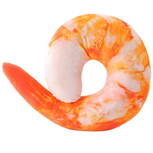 Muzrunq Shrimp-Kissenschalenschalen-Garnelenkissen 16x12 Zoll U-förmige Garnelen-Kinder-Plüschkissen Baumwollgefüllte realistisches und lustiges Nackenkissen zum Schlafen, Reisen, Büro Muzrunq Shrimp-Kissenschalenschalen-Garnelenkissen 16x12 Zoll U-förmige Garnelen-Kinder-Plüschkissen Baumwollgefüllte realistisches und lustiges Nackenkissen zum Schlafen, Reisen, Büro von Muzrunq