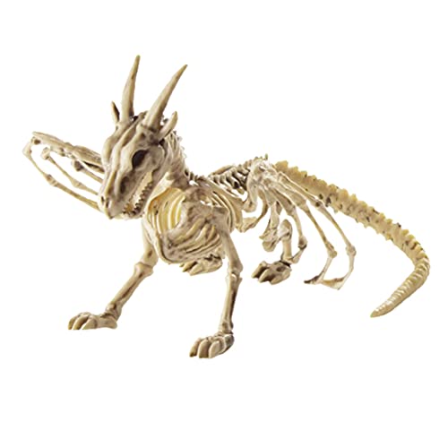 Muzrunq Skelettdekoration Gothic Dragon Skelett Orament Halloween Dekorationen Kunststoff lebensechte gruselige Drachen Skelett Scary Tierknochen Drachen Spielzeug Ornament Muzrunq Skelettdekoration Gothic Dragon Skelett Orament Halloween Dekorationen Kunststoff lebensechte gruselige Drachen Skelett Scary Tierknochen Drachen Spielzeug Ornament von Muzrunq