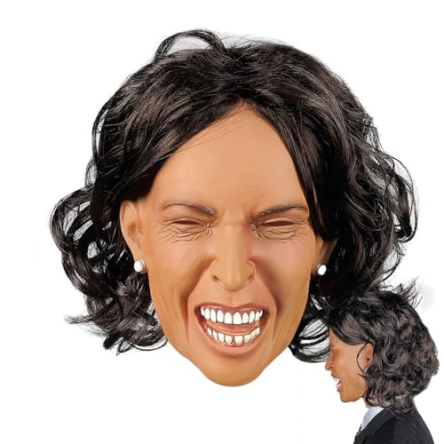 Lustige Frauen-Gesichtsmaske mit Perücke, kreative Kopfbedeckung für Partys, Spoof-Kopfbedeckung für Halloween, einzigartige Rollenspiel-Requisiten, ideal für Kostümpartys und Themenveranstaltungen Lustige Frauen-Gesichtsmaske mit Perücke, kreative Kopfbedeckung für Partys, Spoof-Kopfbedeckung für Halloween, einzigartige Rollenspiel-Requisiten, ideal für Kostümpartys und Themenveranstaltungen von Mwkbbn