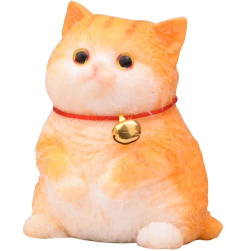 Mwmoeen Groß Squishy Katze, handgemachte Katze Taba Squishy für Stressabbau, niedliche weiche Katze Fidget Spielzeug für Erwachsene von Mwmoeen