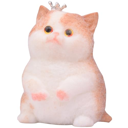 Mwmoeen Groß Squishy Katze, handgemachte Katze Taba Squishy für Stressabbau, niedliche weiche Katze Fidget Spielzeug für Erwachsene von Mwmoeen