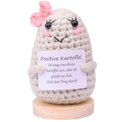 Mwmoeen Lustige Positive Potato Pocket Hug, Kreative Positive Kartoffel Geschenke Beste Freundin Geschenke für Freundin Kleine Geschenke für Frauen(A33) von Mwmoeen