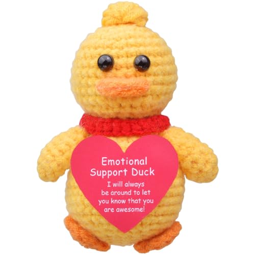 Mwmoeen Pocket Hug Positive Ente, Positive Duck Kreative Strickwolle Ente,Enten sind EIN positives Geschenk Beste Freundin Geschenk, Freundin Familie Freund Patient Geschenk Mwmoeen Pocket Hug Positive Ente, Positive Duck Kreative Strickwolle Ente,Enten sind EIN positives Geschenk Beste Freundin Geschenk, Freundin Familie Freund Patient Geschenk von Mwmoeen