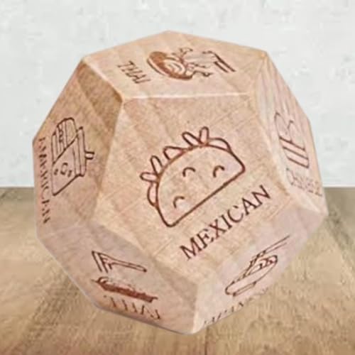 3 x 3 x 3 cm große Lebensmittelwürfel, 12-seitige Dating Dinner-Würfel, Lebensmittel-Dinner-Entscheidungswürfel für Paare, Freund, Freundin, Würfel, Datums-Nacht-Würfel für Paare, Valentinstag, 3 x 3 x 3 cm große Lebensmittelwürfel, 12-seitige Dating Dinner-Würfel, Lebensmittel-Dinner-Entscheidungswürfel für Paare, Freund, Freundin, Würfel, Datums-Nacht-Würfel für Paare, Valentinstag, von Mwqpgyh