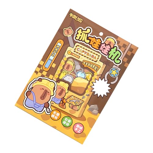 Mwqpgyh Capybara-Klauenmaschine, Capybara-Spielzeug-Klauenmaschine | Handgefertigte Capybara Arcade-Maschine | Greifmaschinenspielzeug, Papierkrallenmaschine, Drehmaschinenspielzeug für und Mädchen Mwqpgyh Capybara-Klauenmaschine, Capybara-Spielzeug-Klauenmaschine | Handgefertigte Capybara Arcade-Maschine | Greifmaschinenspielzeug, Papierkrallenmaschine, Drehmaschinenspielzeug für und Mädchen von Mwqpgyh