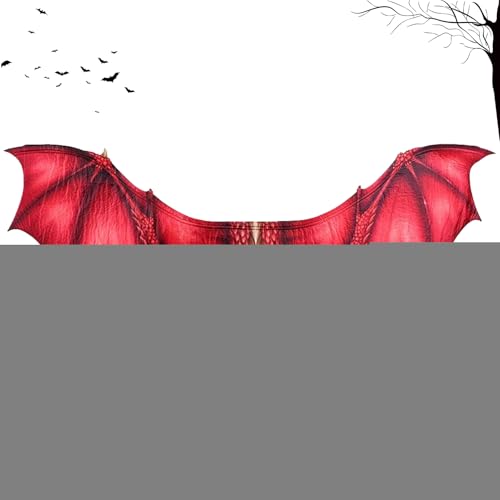 Mwqpgyh Drachenflügel - Drachenflügel Halloween | Vliesstoff Halloween Zubehör Für Erwachsene Jugendliche Tier Mottoparty Renaissance Karneval von Mwqpgyh
