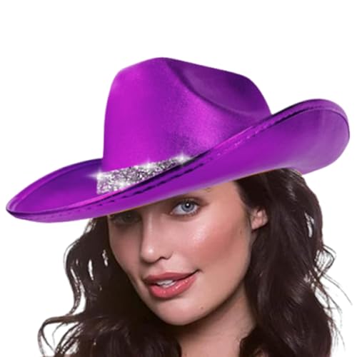 Mwqpgyh Fühlte Cowboyhut, fühlte Cowgirl Hut - Bling fühlte Glitzer Disco -Outfit Kostüm | Rollenspiel Stylish Cowgirl Hat Kostüm für Halloween, Rollenspiel, Performance, Bühne Mwqpgyh Fühlte Cowboyhut, fühlte Cowgirl Hut - Bling fühlte Glitzer Disco -Outfit Kostüm | Rollenspiel Stylish Cowgirl Hat Kostüm für Halloween, Rollenspiel, Performance, Bühne von Mwqpgyh