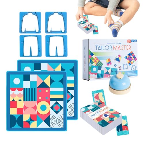 Mwqpgyh Tailor Master Matching-Spiel, Tailor Master Battle - Farblich passendes Tischspiel,Tailor Master Kinderpuzzle, Denk- und Konzentrationstraining, Spielzeug für Kinder, grafisches, farblich Mwqpgyh Tailor Master Matching-Spiel, Tailor Master Battle - Farblich passendes Tischspiel,Tailor Master Kinderpuzzle, Denk- und Konzentrationstraining, Spielzeug für Kinder, grafisches, farblich von Mwqpgyh
