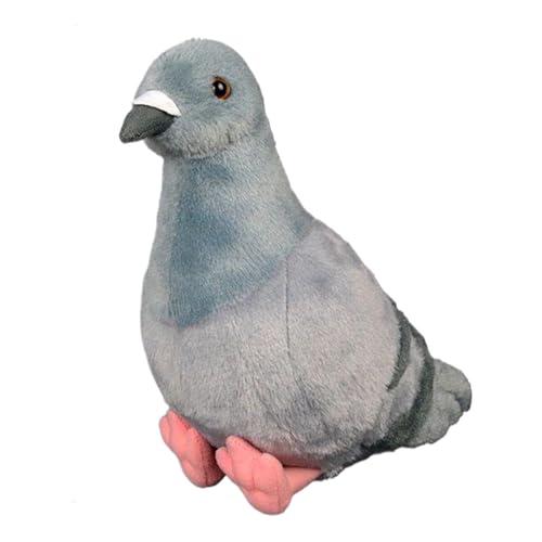 Mwqpgyh Tauben Stofftier | Realistische Vogel Deko Stofftier Spielfigur,Tauben Figur,Für Baby Mädchen Kinderzimmer Ostern Weihnachten Geburtstag Wohnzimmer von Mwqpgyh