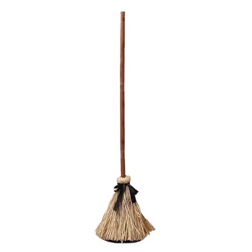 Schwebender Hexenbesen 110cm Holz Tanzender Besens Halloween Floating Broom, Tanzender Hexenbesen Mit Sound Und Bewegung, Hexenbesens Halloween Deko, Leuchtender Animierter Hexen-Besens Für Dekoration von Mwqpgyh