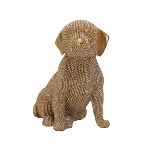 Mwwvzefl Nordisches Modernes Luxus-Neuprodukt, Punktperlen, Labrador, Heimtier, Hundedekoration, Kunstharz, Ornamente A Mwwvzefl Nordisches Modernes Luxus-Neuprodukt, Punktperlen, Labrador, Heimtier, Hundedekoration, Kunstharz, Ornamente A von Mwwvzefl