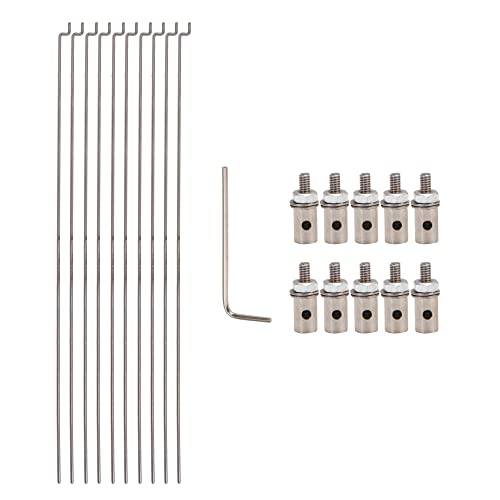 Mxfans 10 x RC Flugzeug Schiebestange & Gestänge Stopper Servo Arm Verbinder Adapter Mxfans 10 x RC Flugzeug Schiebestange & Gestänge Stopper Servo Arm Verbinder Adapter von Mxfans