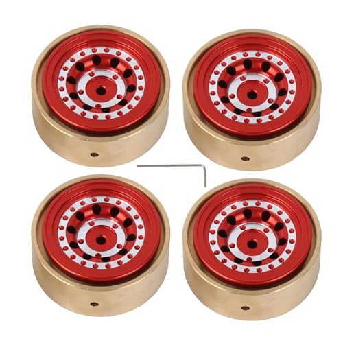 Mxfans 4 Set RC Crawler Red Wheel Rim w/Counterweight Replacement for FMS 1:18 Mxfans 4 Set RC Crawler Red Wheel Rim w/Counterweight Replacement for FMS 1:18 von Mxfans
