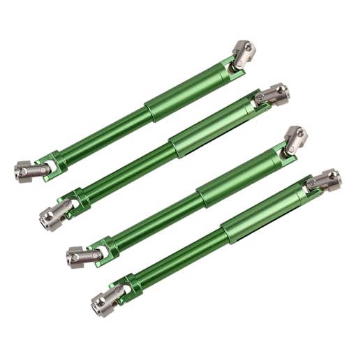 Mxfans 4 x Aluminium-Antriebswellen-Ersatz für AXIAL SCX10 1/10 RC Car Green Mxfans 4 x Aluminium-Antriebswellen-Ersatz für AXIAL SCX10 1/10 RC Car Green von Mxfans