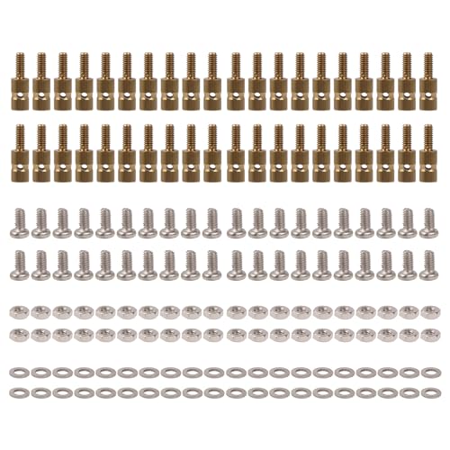 Mxfans 40 Stück Gestänge Stopper für RC Flugzeug Schubstange Verbinder Silber 1mm Mxfans 40 Stück Gestänge Stopper für RC Flugzeug Schubstange Verbinder Silber 1mm von Mxfans