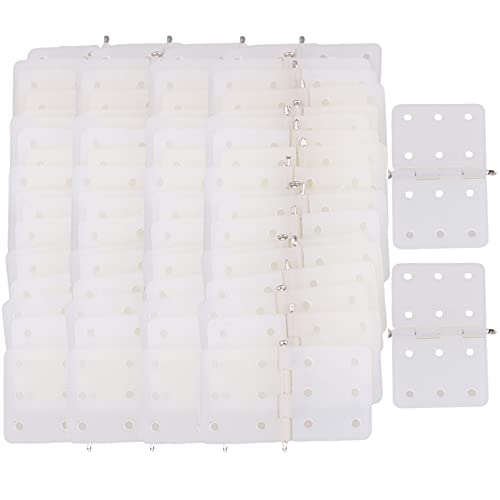 Mxfans 50 Stück, weiß, 1,6 x 2,8 cm, RC-Flugzeug-Scharniere, Flugzeugmodell, Ersatzteile Mxfans 50 Stück, weiß, 1,6 x 2,8 cm, RC-Flugzeug-Scharniere, Flugzeugmodell, Ersatzteile von Mxfans