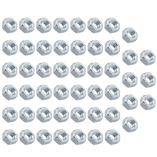 Mxfans 50 Stück M8 Sechskant-Sicherungsmuttern Sortiment Kit 14,5 x 6,5 mm Silber für Hardware Mxfans 50 Stück M8 Sechskant-Sicherungsmuttern Sortiment Kit 14,5 x 6,5 mm Silber für Hardware von Mxfans