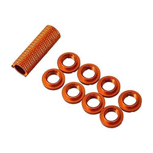 Mxfans 8 x orangefarbene Fernbedienungsmuttern für Spektrum. von Mxfans