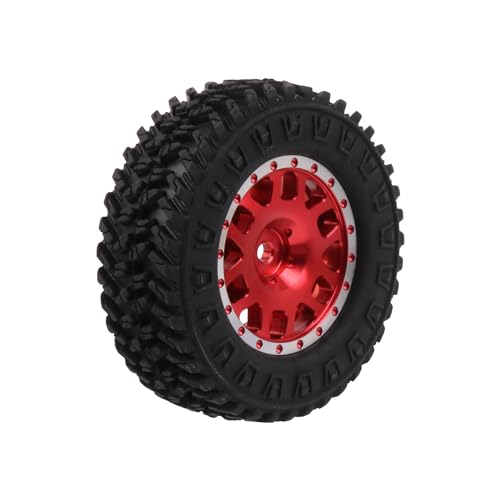 Mxfans RC Wheel & Rubber Tire 10-Spoke 55mm Replacement for FMS 1:24 1:18 Red Mxfans RC Wheel & Rubber Tire 10-Spoke 55mm Replacement for FMS 1:24 1:18 Red von Mxfans