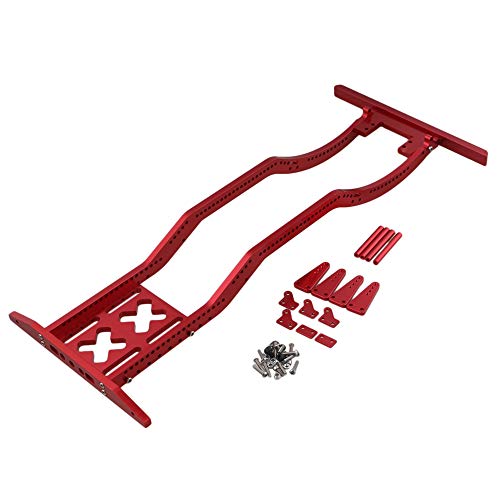 Mxfans RC1:10 Rot Aluminiumlegierung Chassis Rahmenschienen Satz Ersatz für AXIAL SCX10 RC4WD Crawler Mxfans RC1:10 Rot Aluminiumlegierung Chassis Rahmenschienen Satz Ersatz für AXIAL SCX10 RC4WD Crawler von Mxfans
