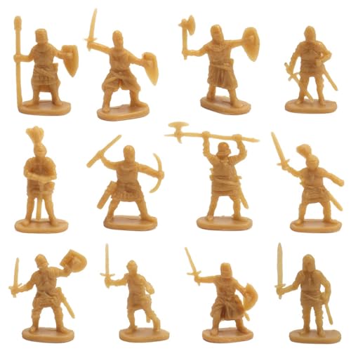 200PCS Miniatur Militärsoldatenfiguren Modell Spielset Kleinkinder Armeemänner Kinderspielzeugfiguren Zubehör Kinderspielzeug Miniaturspielzeugsoldaten Miniatursoldatenfiguren von Mxming