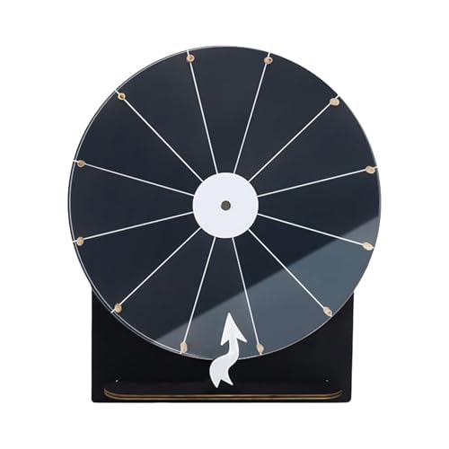 Mxshc Drehscheibe Für Preise | 28 cm Holz Drehglücksrad | Abwischbar Spieleabend Zubehör Für Erwachsene Jugendliche Veranstalter Party Planer Klassenraum Belohnungen Feiertagsfeiern Familienfeiern von Mxshc