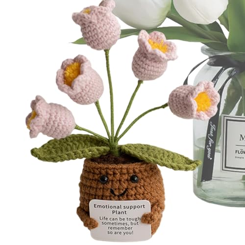Mxshc Gestrickter Blumentopf Lustiger Süßer Ermutigender Strickpuppen Blumentopf Selbstgemachte Gehäkelte Blumentöpfe Für Die Selbstpflege Positive Häkelprojekte 6 X 11 cm Mxshc Gestrickter Blumentopf Lustiger Süßer Ermutigender Strickpuppen Blumentopf Selbstgemachte Gehäkelte Blumentöpfe Für Die Selbstpflege Positive Häkelprojekte 6 X 11 cm von Mxshc