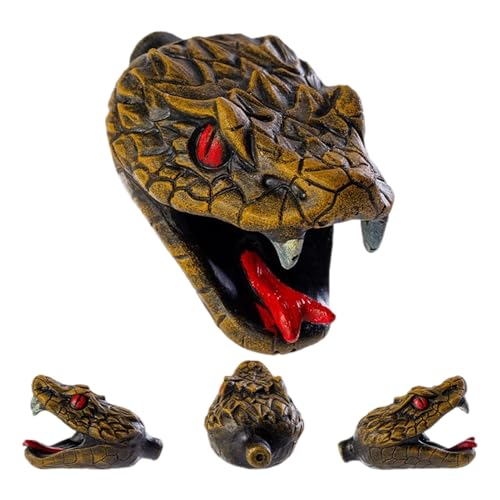 Mxshc Halloween Pfeife - Zischendes Schlangengeräusch,Tragbare Resin-Deko Gruselspielzeug Für Halloween Indoor Outdoor Partyspiele Festtage von Mxshc