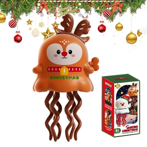 Mxshc Krabbelnder Oktopus Spielzeug | Weihnachts Oktopus Aufziehbare | Sensorisches Elektrisches Tanzspielzeug für Kinderzimmer Wohnzimmer Haus Reise Kindergarten Mxshc Krabbelnder Oktopus Spielzeug | Weihnachts Oktopus Aufziehbare | Sensorisches Elektrisches Tanzspielzeug für Kinderzimmer Wohnzimmer Haus Reise Kindergarten von Mxshc