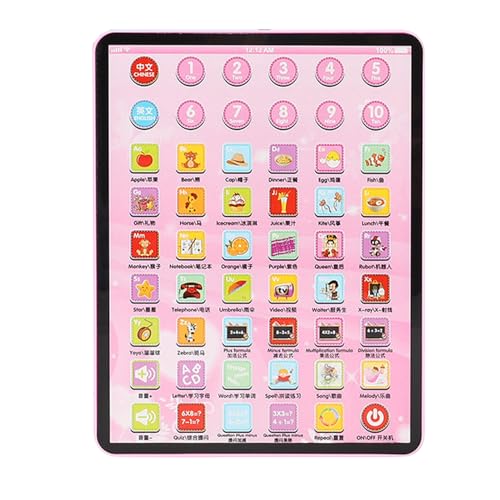 Mxshc Tablet Für Kinder Lernen, Kindertafel Zum Lernen - Touchscreen Tablet Baby Toy,Pädagogikspielzeug, Elektronische Lernsysteme Für Kinder Im Alter Von 2 Bis 5 Jahren Mxshc Tablet Für Kinder Lernen, Kindertafel Zum Lernen - Touchscreen Tablet Baby Toy,Pädagogikspielzeug, Elektronische Lernsysteme Für Kinder Im Alter Von 2 Bis 5 Jahren von Mxshc