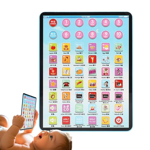 Mxshc Tablet Für Kinder Lernen, Kindertafel Zum Lernen - Touchscreen Tablet Baby Toy,Pädagogikspielzeug, Elektronische Lernsysteme Für Kinder Im Alter Von 2 Bis 5 Jahren Mxshc Tablet Für Kinder Lernen, Kindertafel Zum Lernen - Touchscreen Tablet Baby Toy,Pädagogikspielzeug, Elektronische Lernsysteme Für Kinder Im Alter Von 2 Bis 5 Jahren von Mxshc